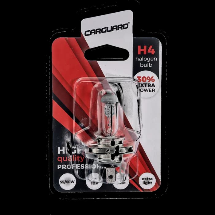 Bec halogen H4, 55W, +30% intensitate - CARGUARD