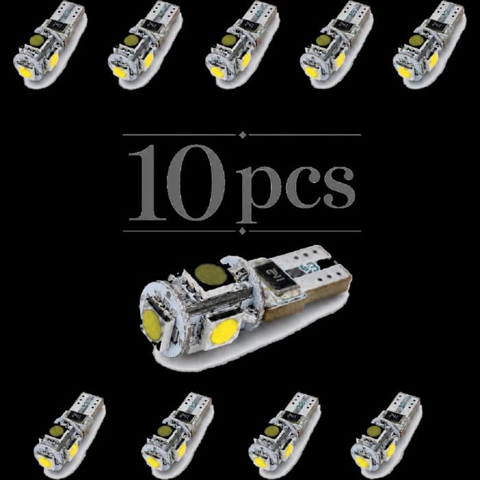 Pachet 10 Leduri auto pozitie can-bus T10 3W Carguard