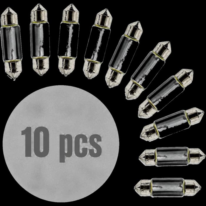 Bec auto C5W- 11x35mm 12V 5W - set de 10 - CARGUARD
