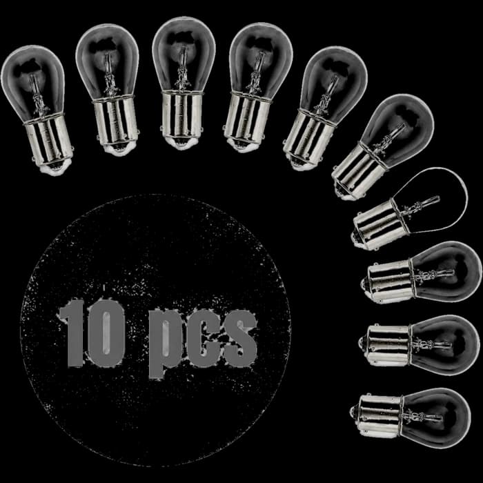 Bec auto P21W - BA15s 12V 21W -  set de 10 - CARGUARD