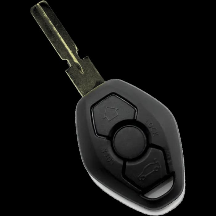 BMW - carcasă cheie cu 3 butoane și lamă cu 4 piste - calitate premium! - CARGUARD