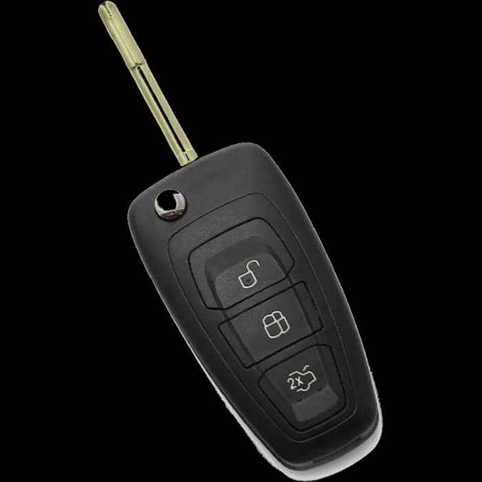 Ford - Carcasa tip cheie briceag cu 3 butoane