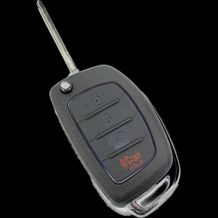 Hyundai - Carcasa cheie tip briceag, 3+1 butoane