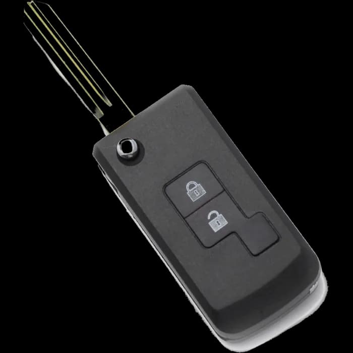 Nissan - Carcasa cheie tip briceag 2+1 butoane, model patrat (modificat)