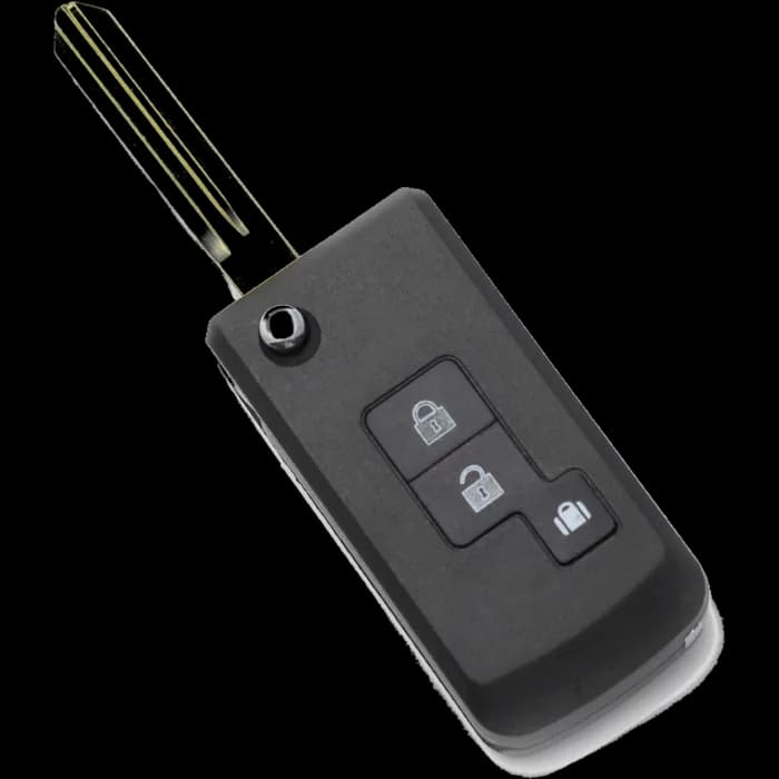 Nissan - Carcasa cheie tip briceag 2+1 butoane (modificat)