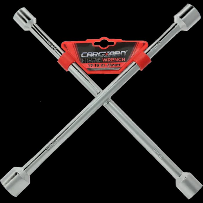 Cheie de roată în cruce 17, 19, 21, 23 mm - Carguard