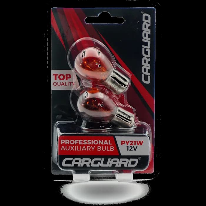 Set de 2 becuri auto PY21W - portocalii - CARGUARD