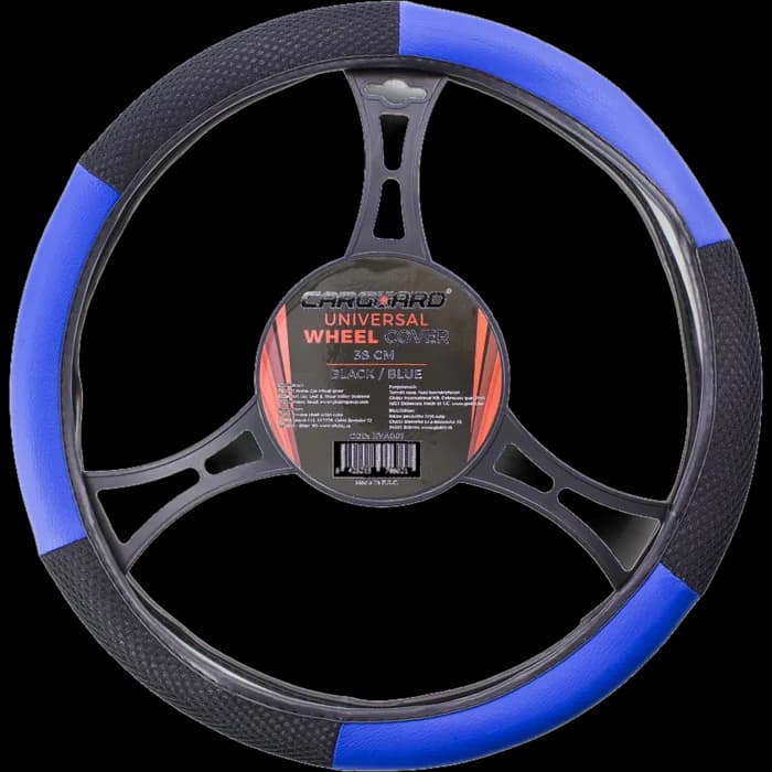 Husa volan auto - negru / albastru - CARGUARD