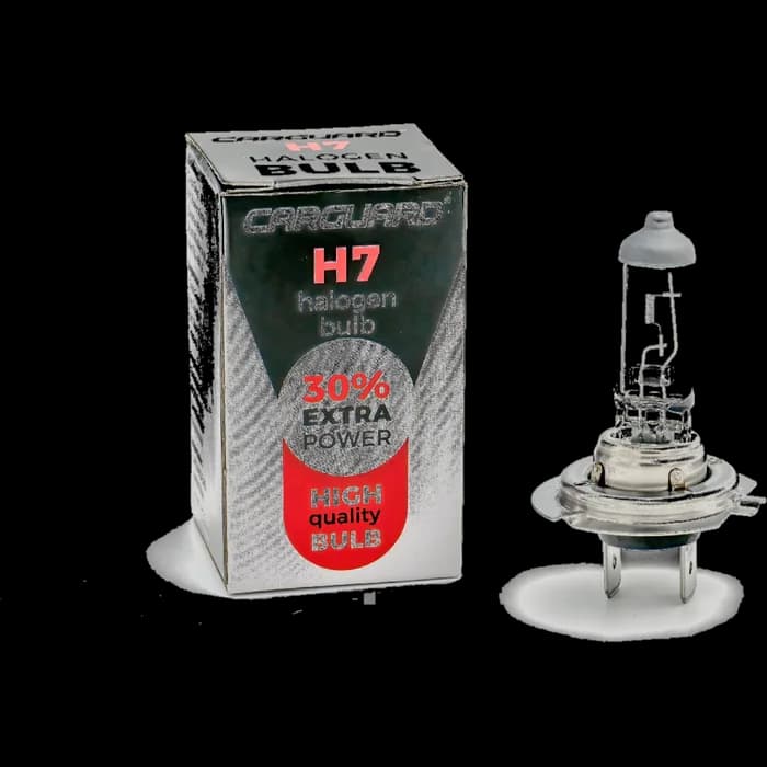 Bec halogen H7 55W, +30% intensitate - CARGUARD