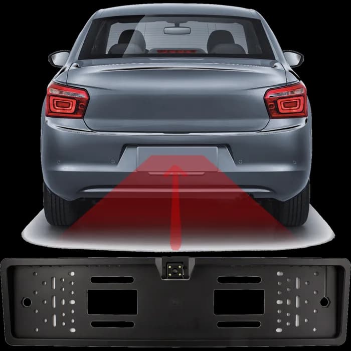 Cameră cu suport pentru număr de înmatriculare Carguard