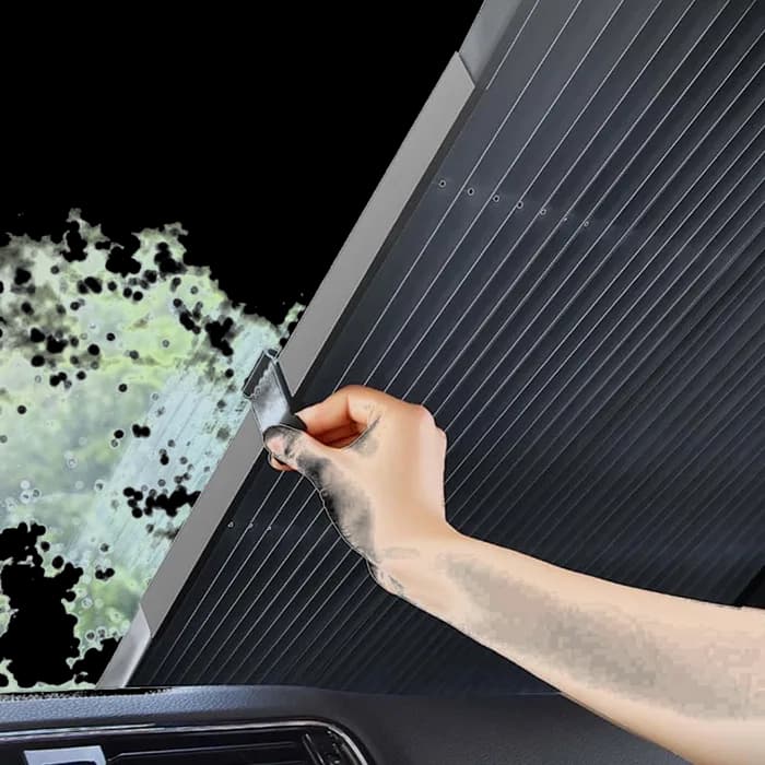 Parasolar auto retractabil 150 x 70cm - Carguard