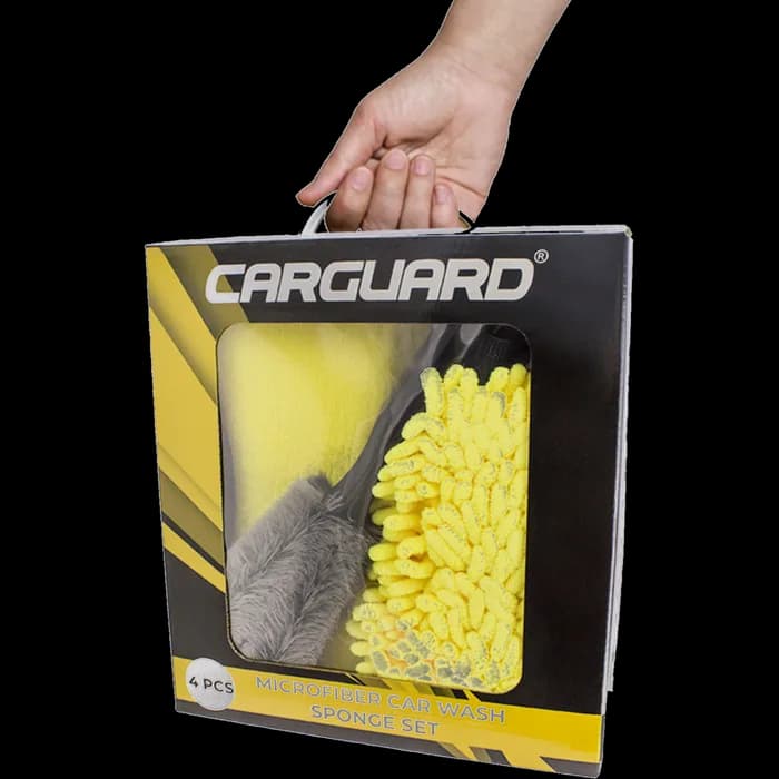 Set burete cu microfibre și perie - Carguard