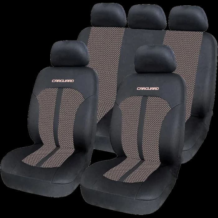 Huse universale premium pentru scaune auto bej+negru - CARGUARD