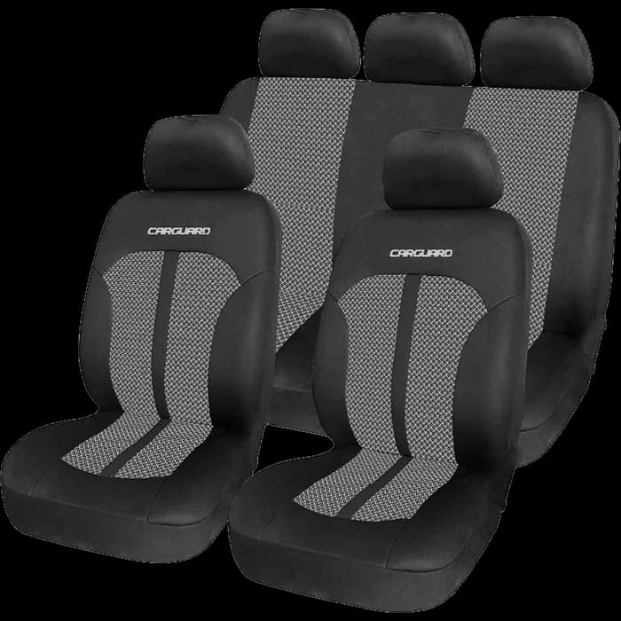 Huse universale premium pentru scaune auto gri+negru - CARGUARD