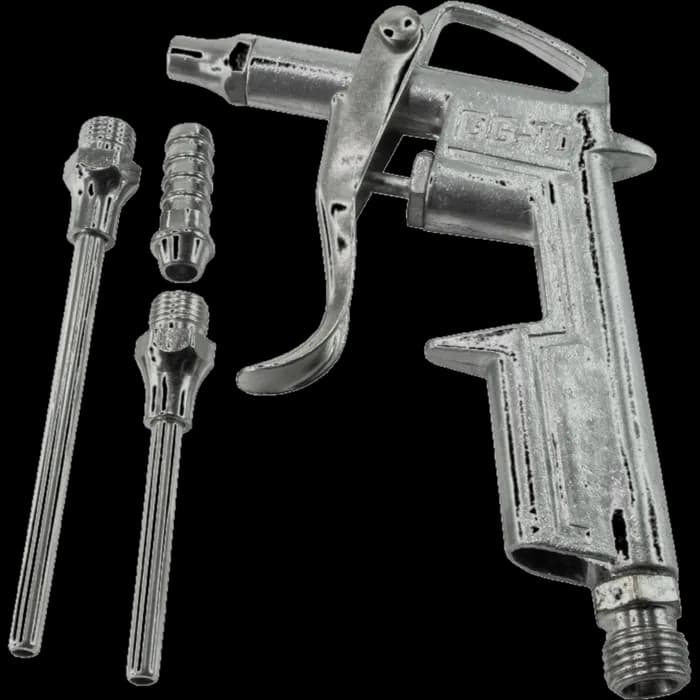 Pistol pneumatic de suflat aer cu duze interschimbabile, 1/4", 16/50/80 mm Carguard