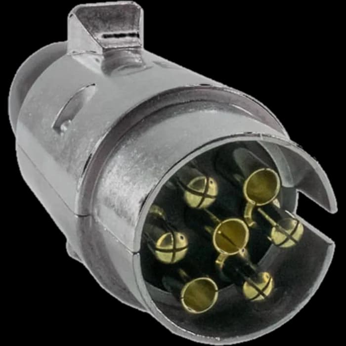 Mufă metalică remorcă 7 pin 12V Carguard pentru remorcă sau trailer