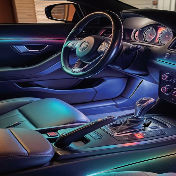 Kit lumini ambientale Profesionale RGB Dynamic -  Carguard