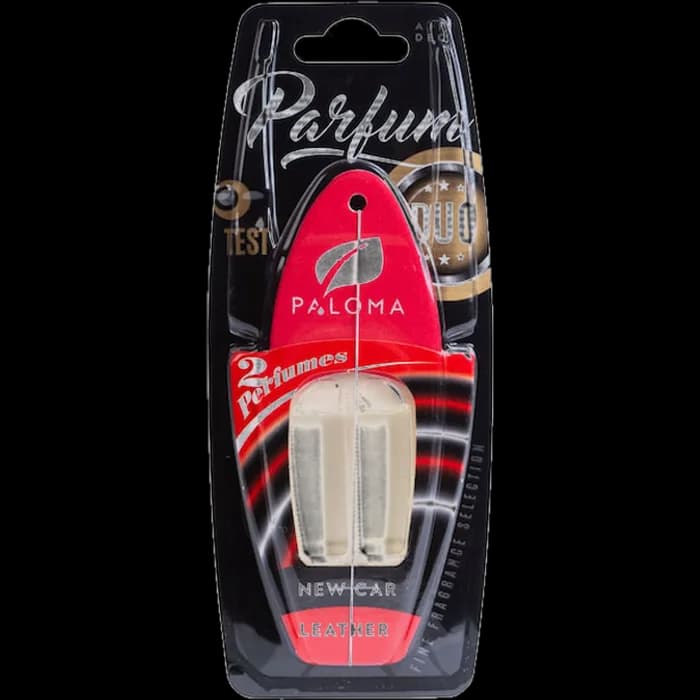 Odorizant auto Paloma Parfum DUO New Car/Leather 2x3ml