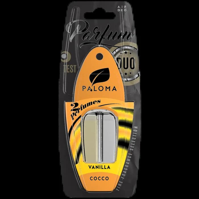 Odorizant auto Paloma Parfum DUO Vanilla/Coco 2x3ml