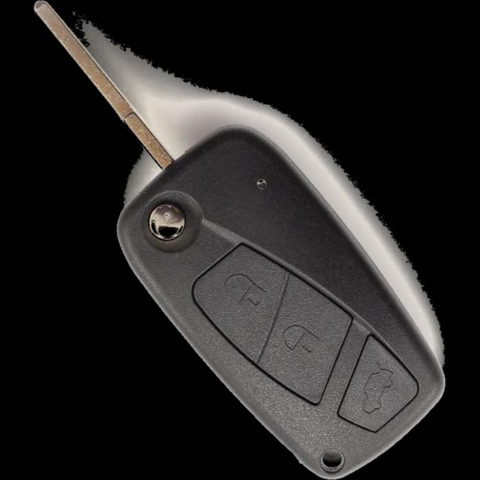 Fiat - Carcasa cheie tip briceag, 3 butoane