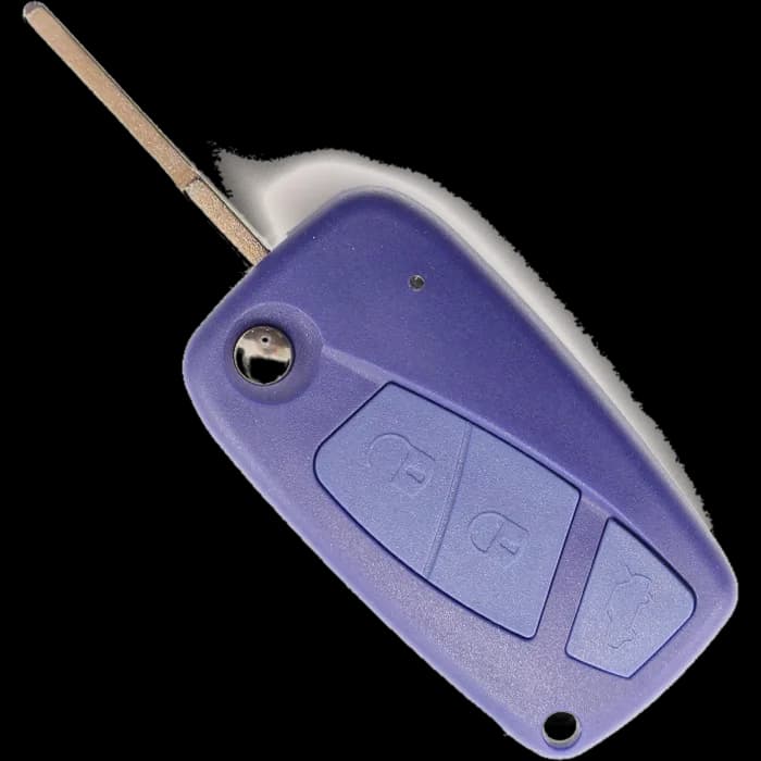 Fiat - Carcasa cheie tip briceag, 3 butoane