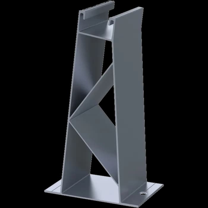 Picior spate pt sistem de montare acoperis plat 10° model " P"