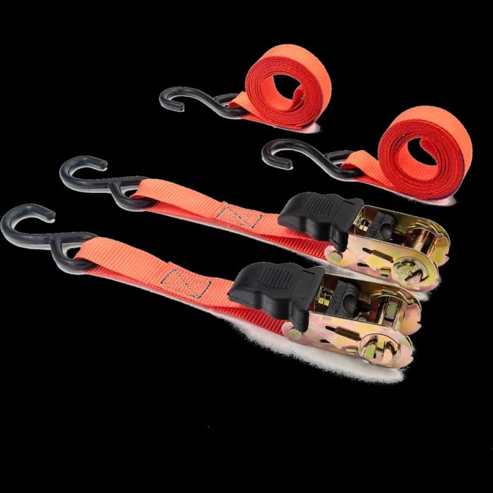 Set 2 chingi cu clichet, rezistență la 680 kg/chingă – 25 mm × 3 m – Carguard