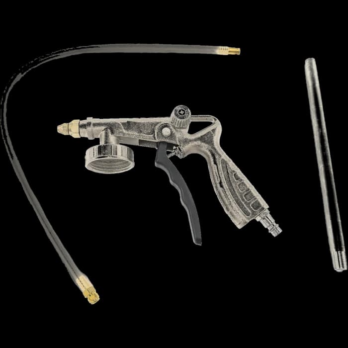 Pistol de vopsit antifon 2 în 1 Carguard – pentru antifonare și protecție anticorozivă – furtun flexibil 50 cm